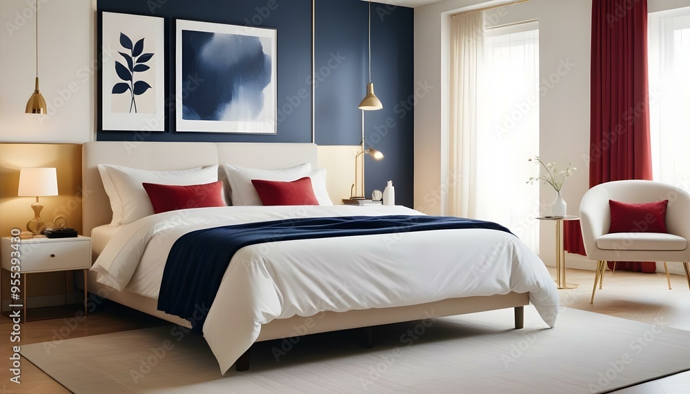 Photo interior modern design room 3d illustration Photo interior modern design room 3d illustration