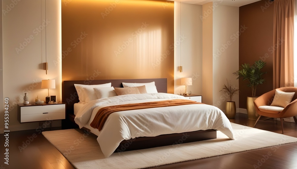 Photo interior modern design room 3d illustration Photo interior modern design room 3d illustration