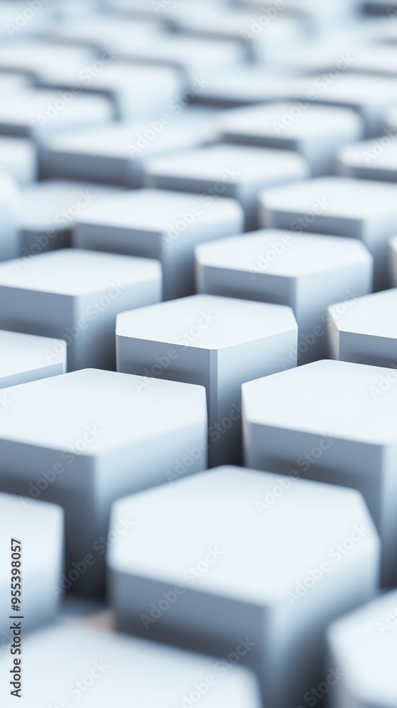 Abstract background with repeating white cubes. Abstract background with repeating white cubes.
