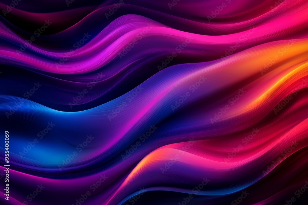A vibrant and abstract background featuring colorful gradient waves in shades of blue, pink, purple, and orange. The fluid, dynamic lines create a sense of movement and energy. A vibrant and abstract background featuring colorful gradient waves in shades of blue, pink, purple, and orange. The fluid, dynamic lines create a sense of movement and energy.