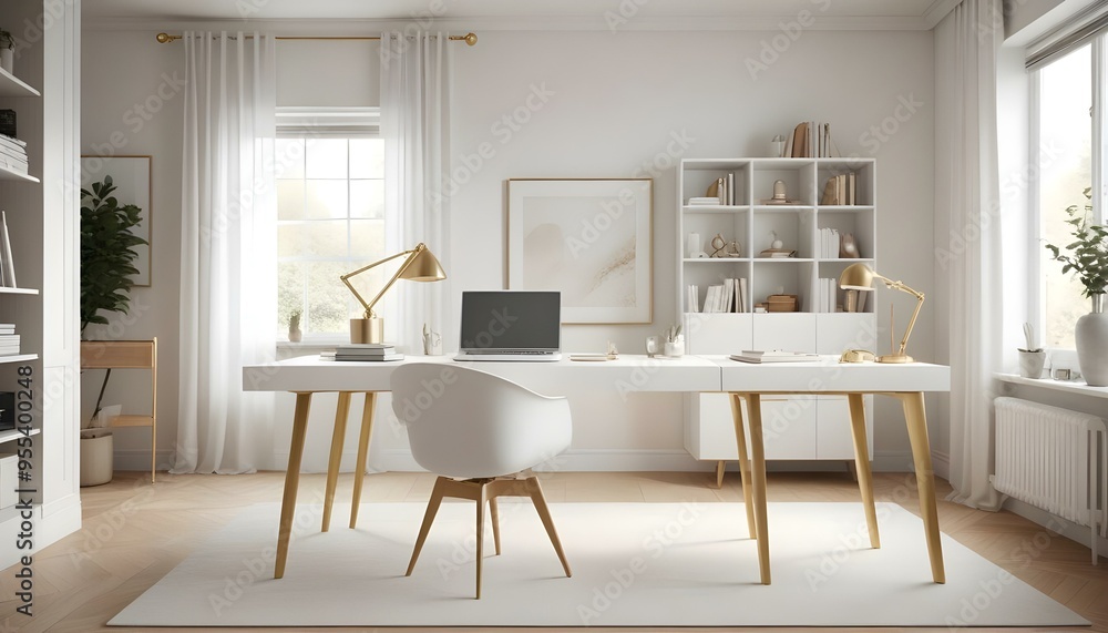 Photo interior modern design room 3d illustration Photo interior modern design room 3d illustration