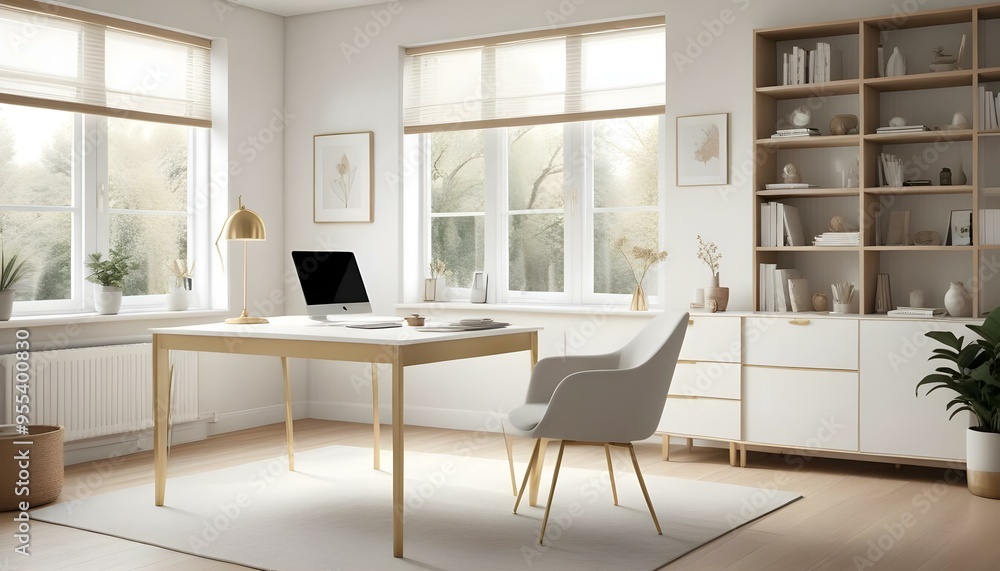Photo interior modern design room 3d illustration Photo interior modern design room 3d illustration