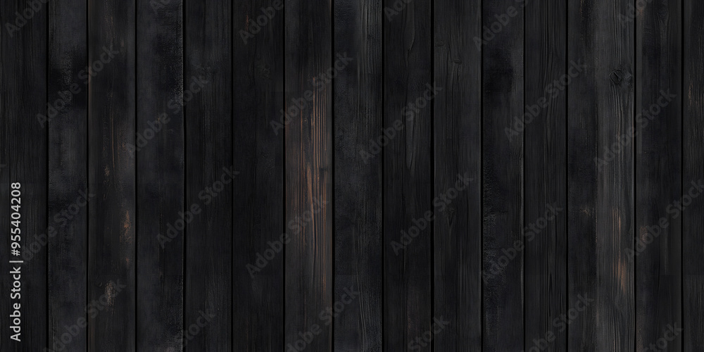 Seamless dark black rustic oak or redwood planks background texture. Stained hardwood wood floor, wall or deck repeat pattern. Vintage old weathered wooden wallpaper or flatlay backdrop. 3D rendering. Seamless dark black rustic oak or redwood planks background texture. Stained hardwood wood floor, wall or deck repeat pattern. Vintage old weathered wooden wallpaper or flatlay backdrop. 3D rendering.
