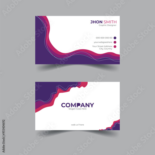 Elegant Business Card Design with a Modern and Clean Aesthetic