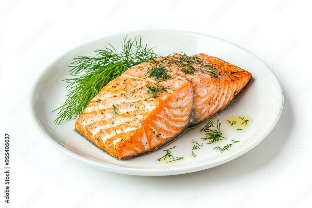 Grilled Salmon with Dill Grilled Salmon with Dill