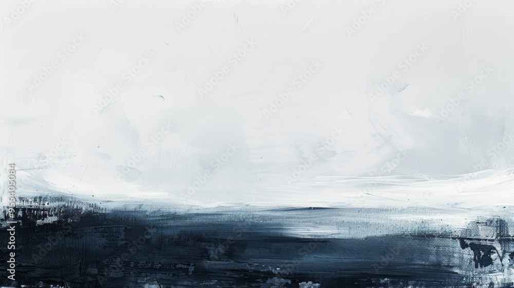 Abstract Blue and White Canvas Abstract Blue and White Canvas