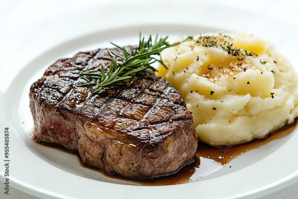 Grilled Steak and Mashed Potatoes Grilled Steak and Mashed Potatoes