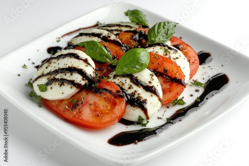 Delicious Caprese Salad with Balsamic Glaze