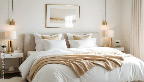 Photo interior modern design room 3d illustration