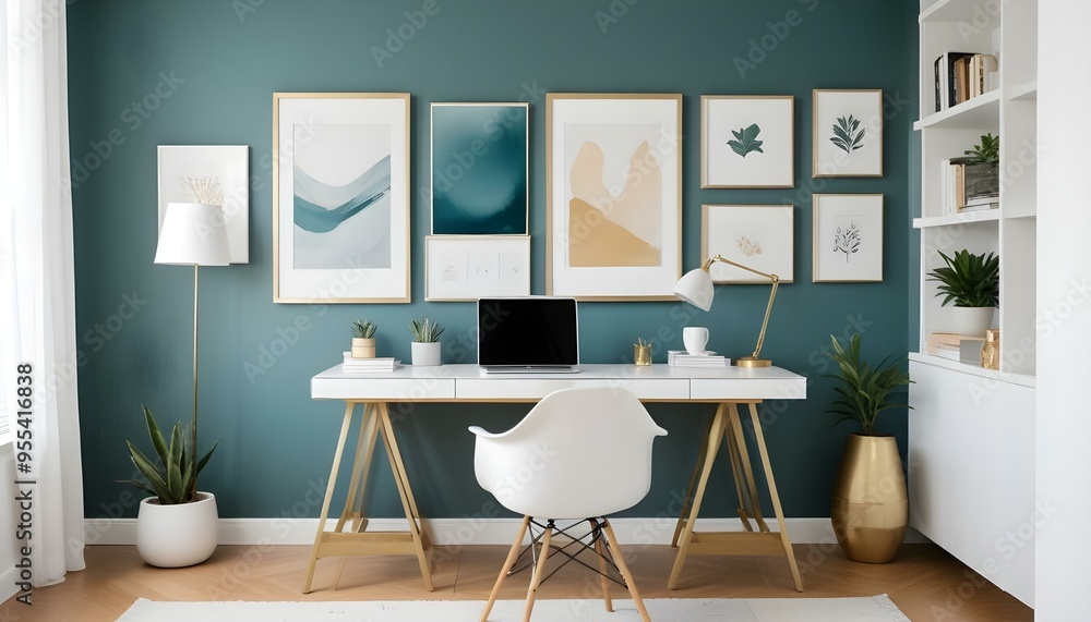 Photo interior modern design room 3d illustration Photo interior modern design room 3d illustration