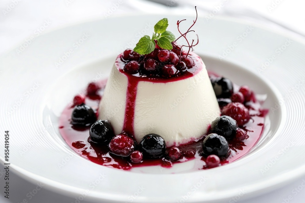 Delicious Panna Cotta with Berries Delicious Panna Cotta with Berries