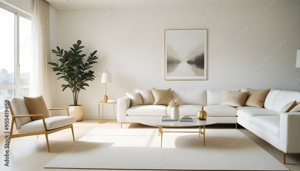 Photo interior modern design room 3d illustration Photo interior modern design room 3d illustration