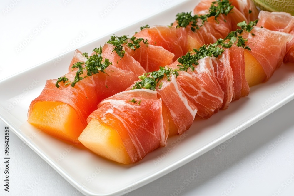 Cantaloupe Wrapped in Prosciutto, a Delectable Appetizer Cantaloupe Wrapped in Prosciutto, a Delectable Appetizer