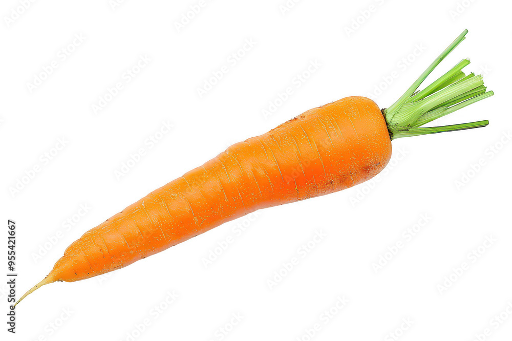 One carrot on a transparent background One carrot on a transparent background