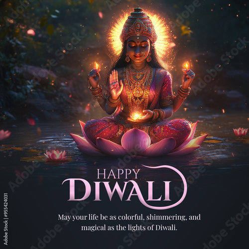 Happy Diwali social media banner