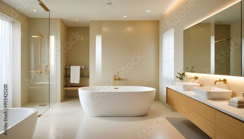 Photo interior modern design room 3d illustration