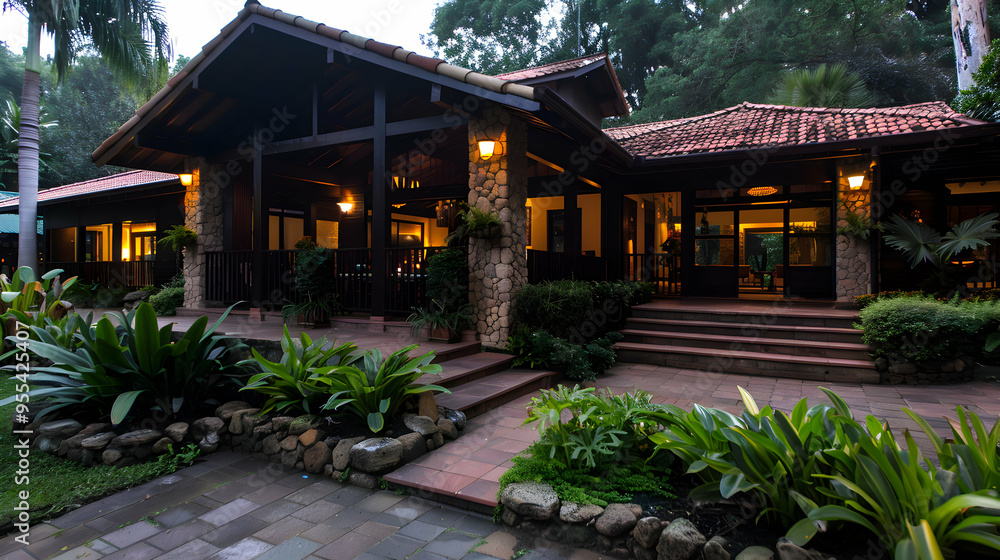 Brazilian Barbecue Mountain Retreat Soft Dusk Brazilian Barbecue Mountain Retreat Soft Dusk
