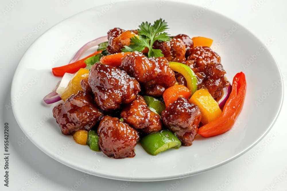 Sweet and Sour Pork, a Chinese Cuisine Delicacy Sweet and Sour Pork, a Chinese Cuisine Delicacy