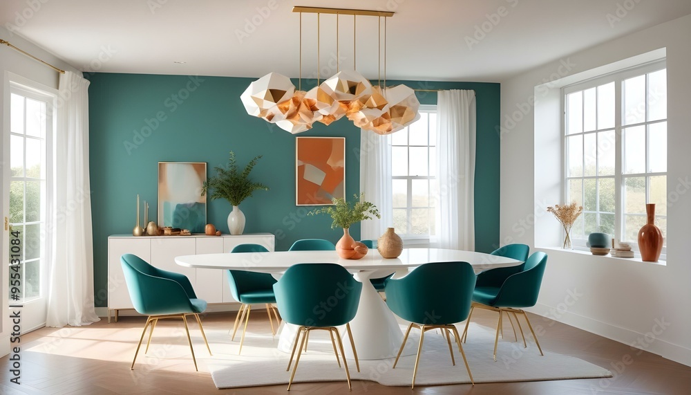 Photo interior modern design room 3d illustration Photo interior modern design room 3d illustration