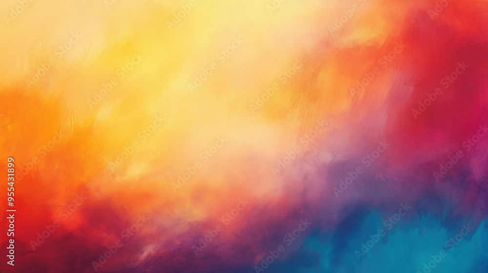 Vibrant abstract gradient background with warm colors in soft blend Vibrant abstract gradient background with warm colors in soft blend