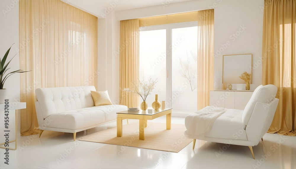 Photo interior modern design room 3d illustration Photo interior modern design room 3d illustration