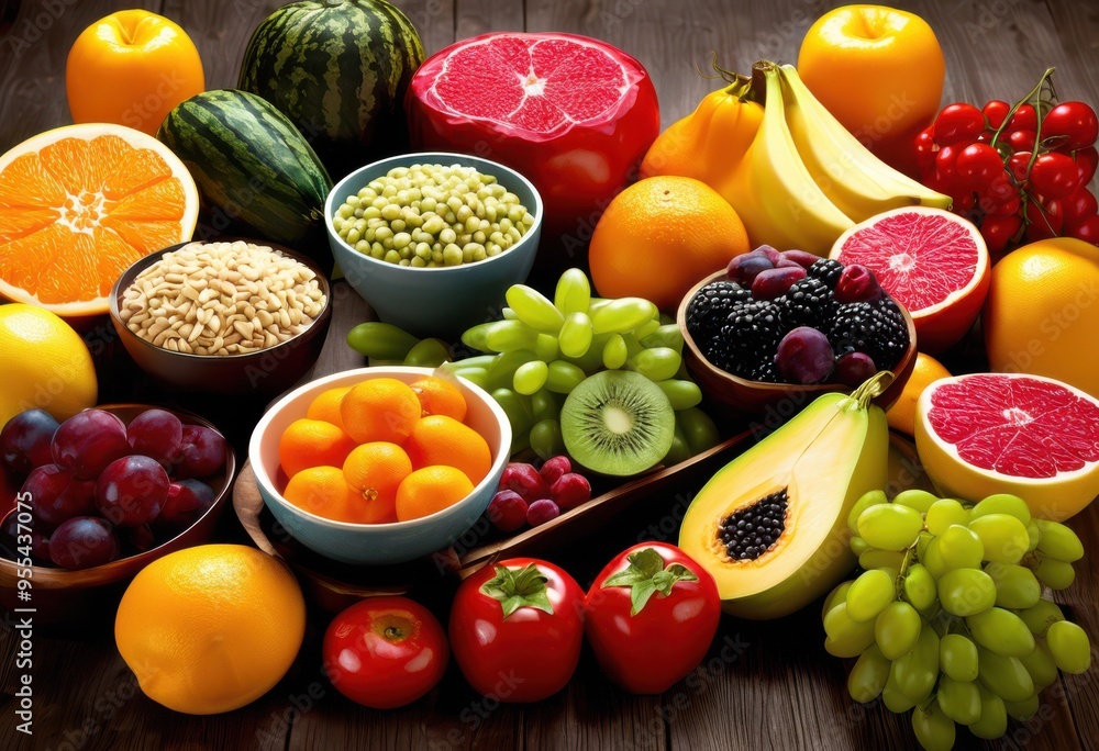 vibrant food elements displaying clear safety labels bright colors eye catching designs enhanced visibility assurance, branding, certification, clarity vibrant food elements displaying clear safety labels bright colors eye catching designs enhanced visibility assurance, branding, certification, clarity