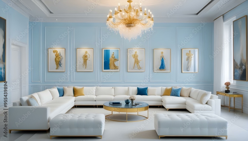 Photo interior modern design room 3d illustration Photo interior modern design room 3d illustration