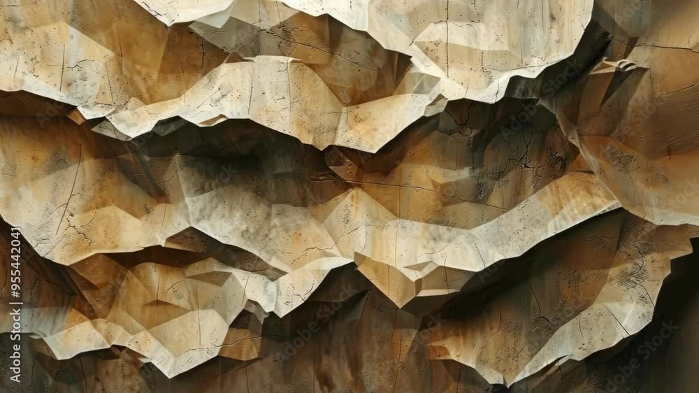 Textured wall design featuring intricate layers and natural patterns in a modern interior space Textured wall design featuring intricate layers and natural patterns in a modern interior space