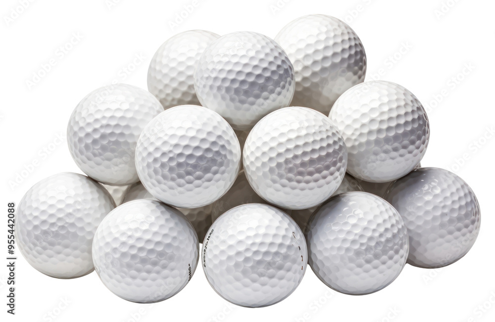 PNG White golf balls sports white background recreation. PNG White golf balls sports white background recreation.