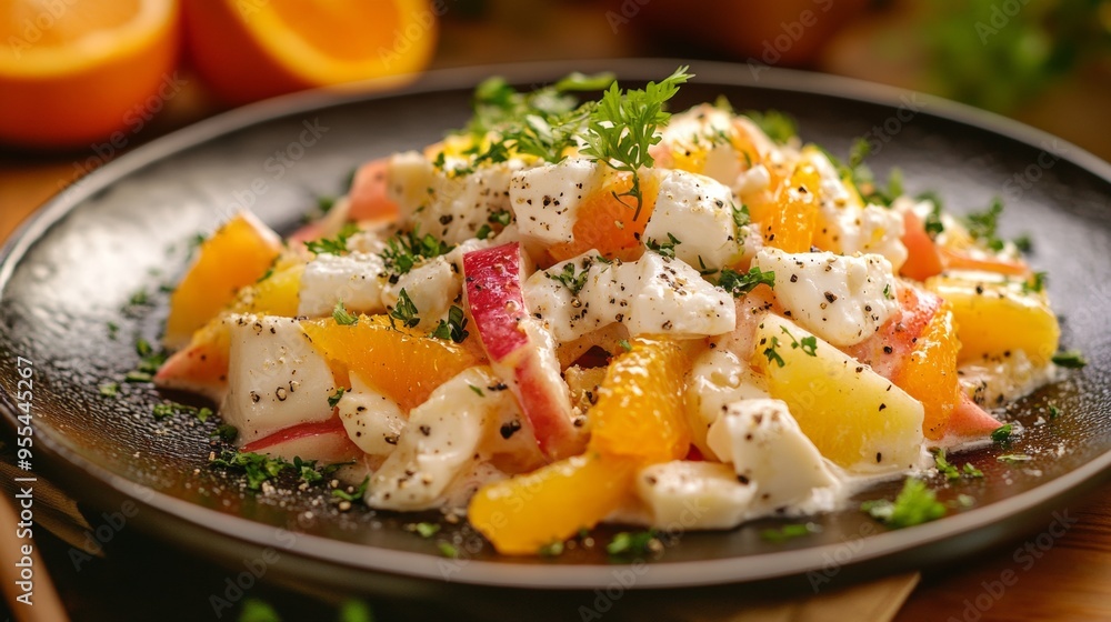 Brazilian National Cuisine: Rio de Janeiro Salad. Brazilian National Cuisine: Rio de Janeiro Salad.