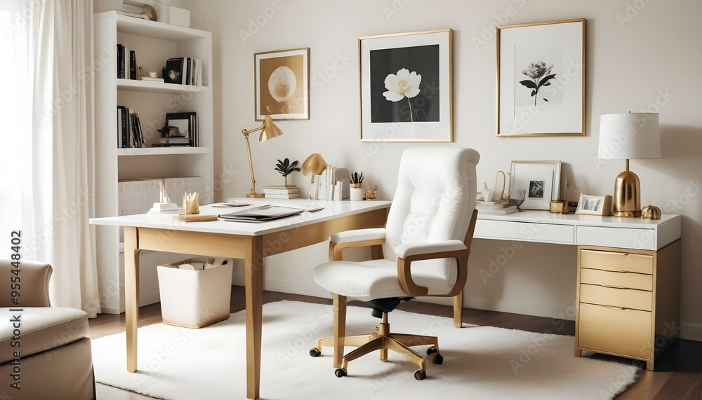 Fototapeta premium Photo interior modern design room 3d illustration