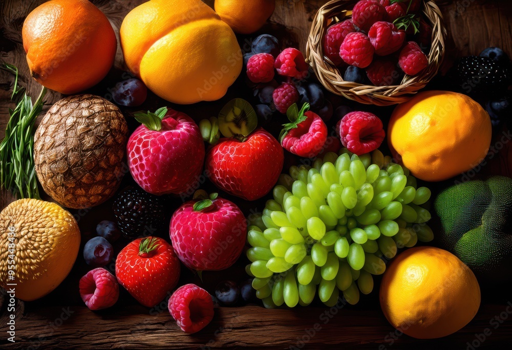 colorful food textures arranged artistically rustic wooden surface enhancing visual appeal natural aesthetic, appetizer, artistry, arrangement, ambiance colorful food textures arranged artistically rustic wooden surface enhancing visual appeal natural aesthetic, appetizer, artistry, arrangement, ambiance