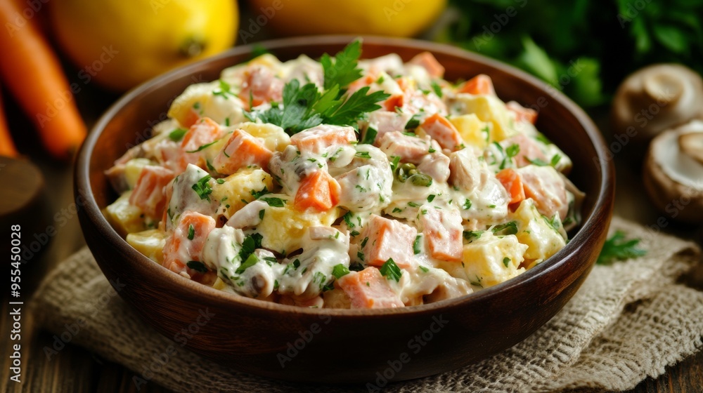 The national cuisine of Brazil: Savitne salad. The national cuisine of Brazil: Savitne salad.