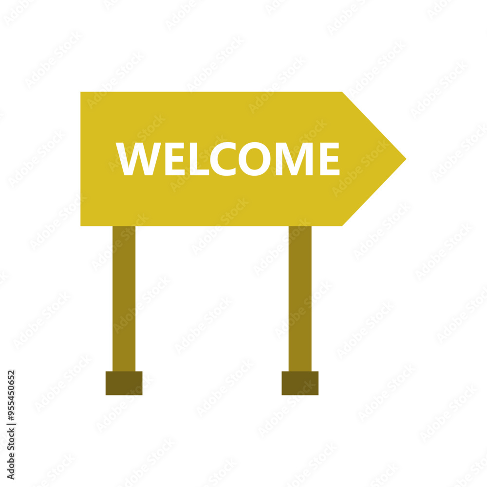 Welcome signboard Welcome signboard