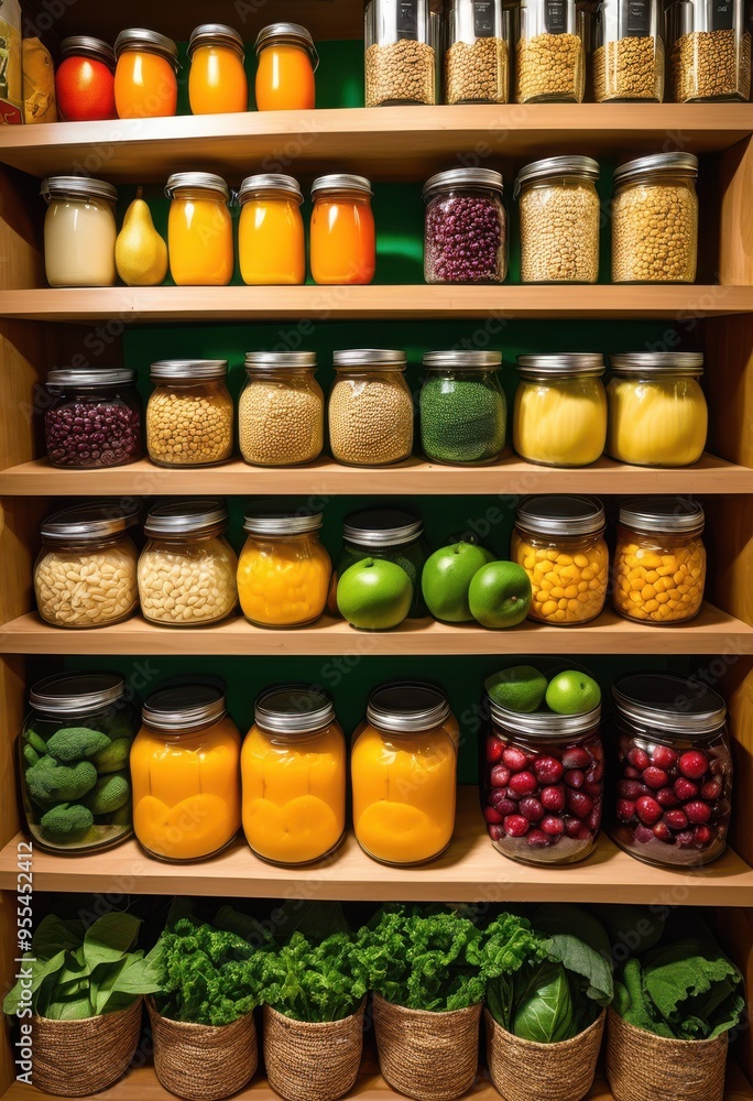 vibrant food pantry shelves overflowing colorful array fresh canned other varied contributions community support, fruits, vegetables, goods, grains, donations vibrant food pantry shelves overflowing colorful array fresh canned other varied contributions community support, fruits, vegetables, goods, grains, donations