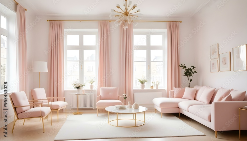 Photo interior modern design room 3d illustration Photo interior modern design room 3d illustration