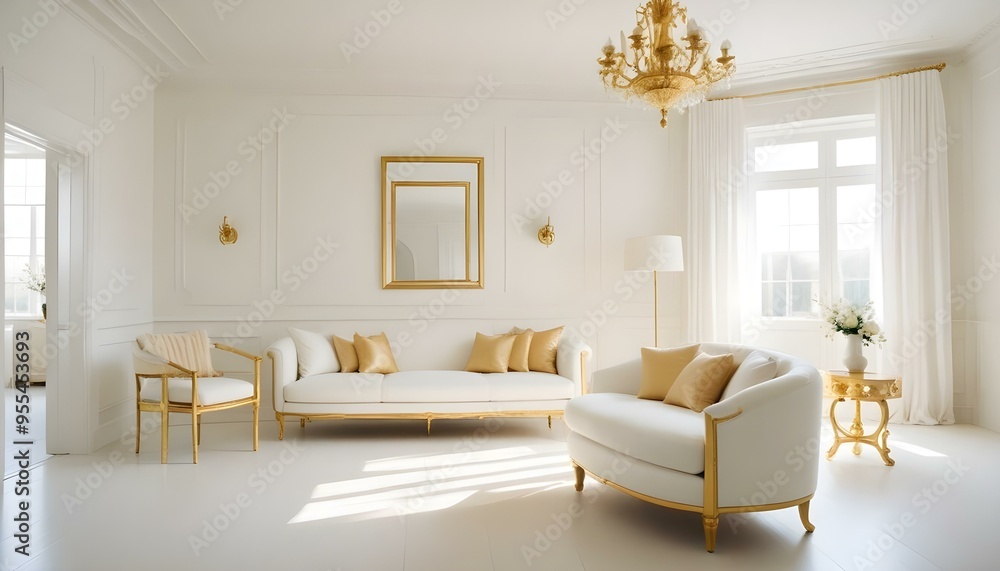 Photo interior modern design room 3d illustration Photo interior modern design room 3d illustration