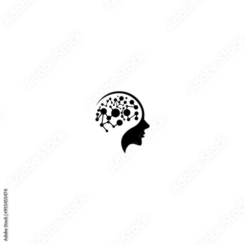 Neuron mind logo designs for health and medical service and clinic or hospital and therapy logo