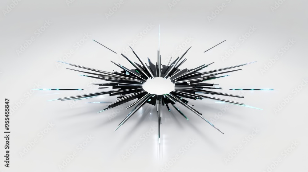 Obraz premium Black and White Clock on White Surface