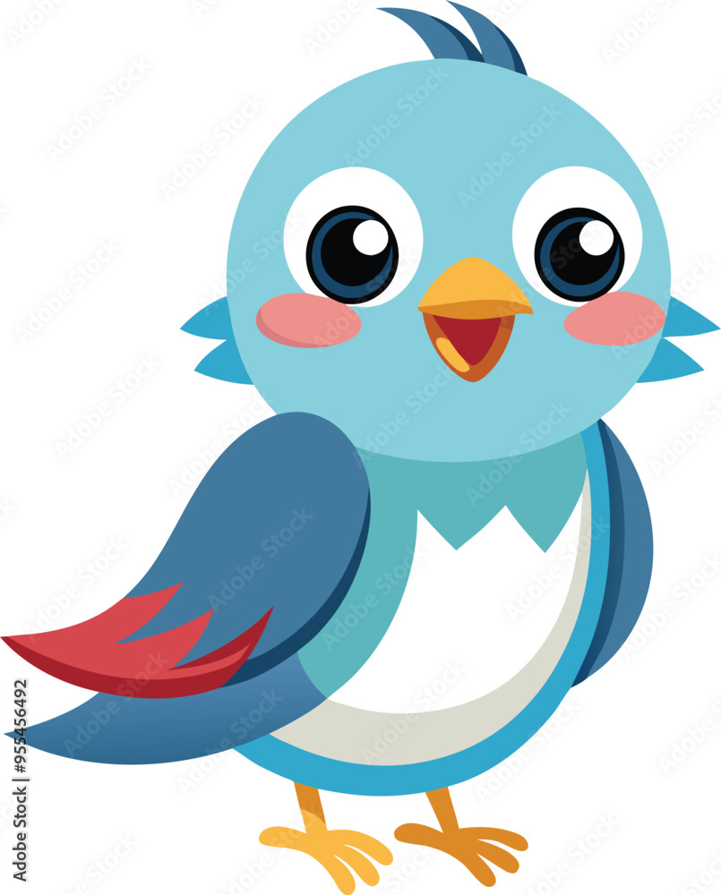 Obraz premium cute-bird artwork victor