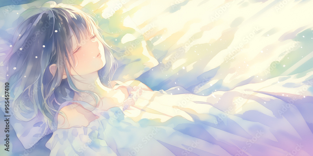 眠る女の子 眠る女の子
