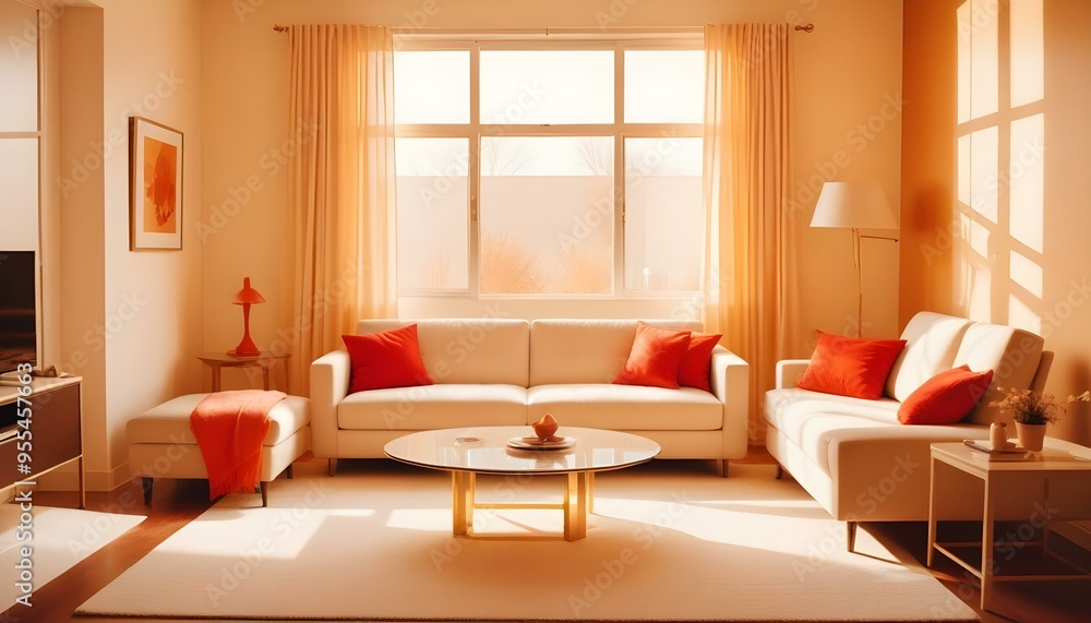 Photo interior modern design room 3d illustration Photo interior modern design room 3d illustration