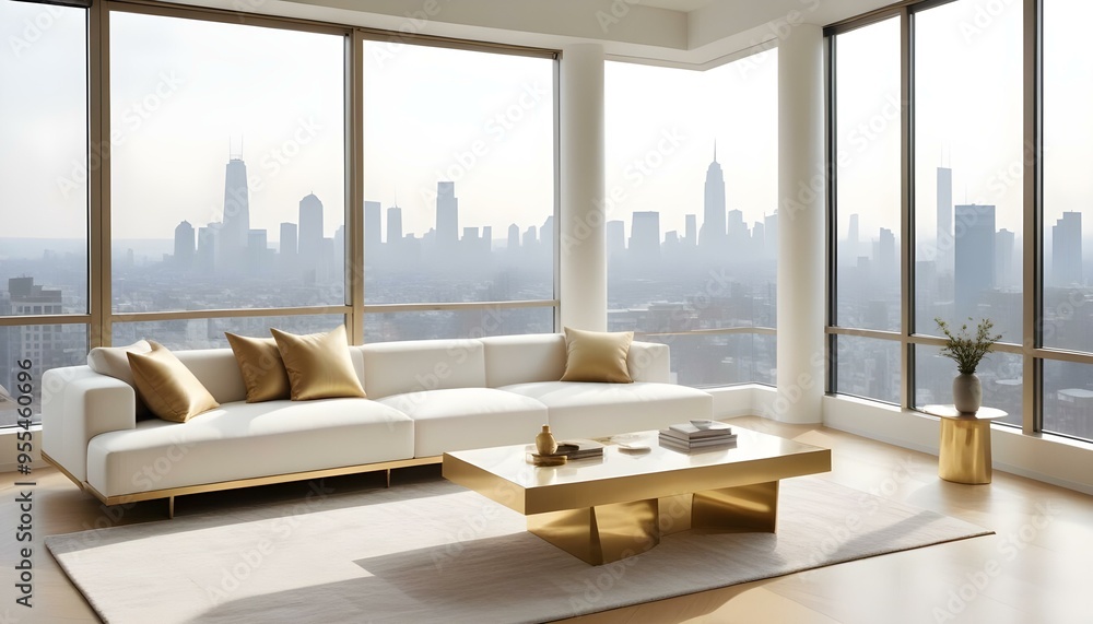 Photo interior modern design room 3d illustration Photo interior modern design room 3d illustration