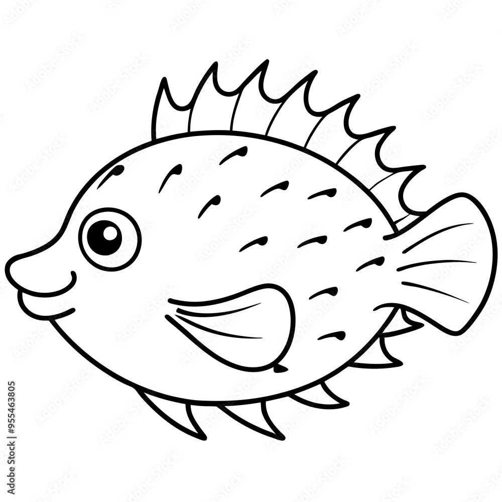 Porcupine Fish Vector Art Porcupine Fish Vector Art