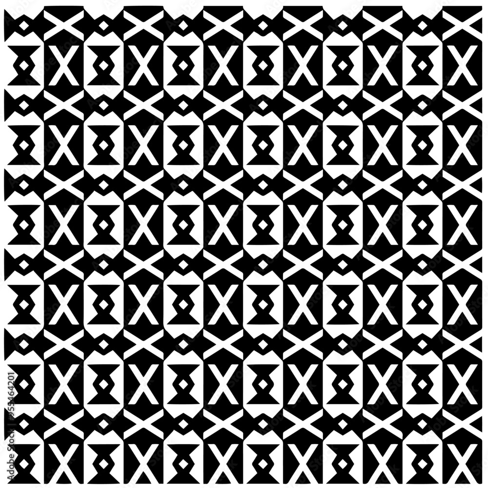 Vector monochrome pattern, Abstract texture for fabric print, card, table cloth, furniture, banner, cover, invitation, decoration, wrapping.Seamless repeating pattern.Black and white color. Vector monochrome pattern, Abstract texture for fabric print, card, table cloth, furniture, banner, cover, invitation, decoration, wrapping.Seamless repeating pattern.Black and white color.