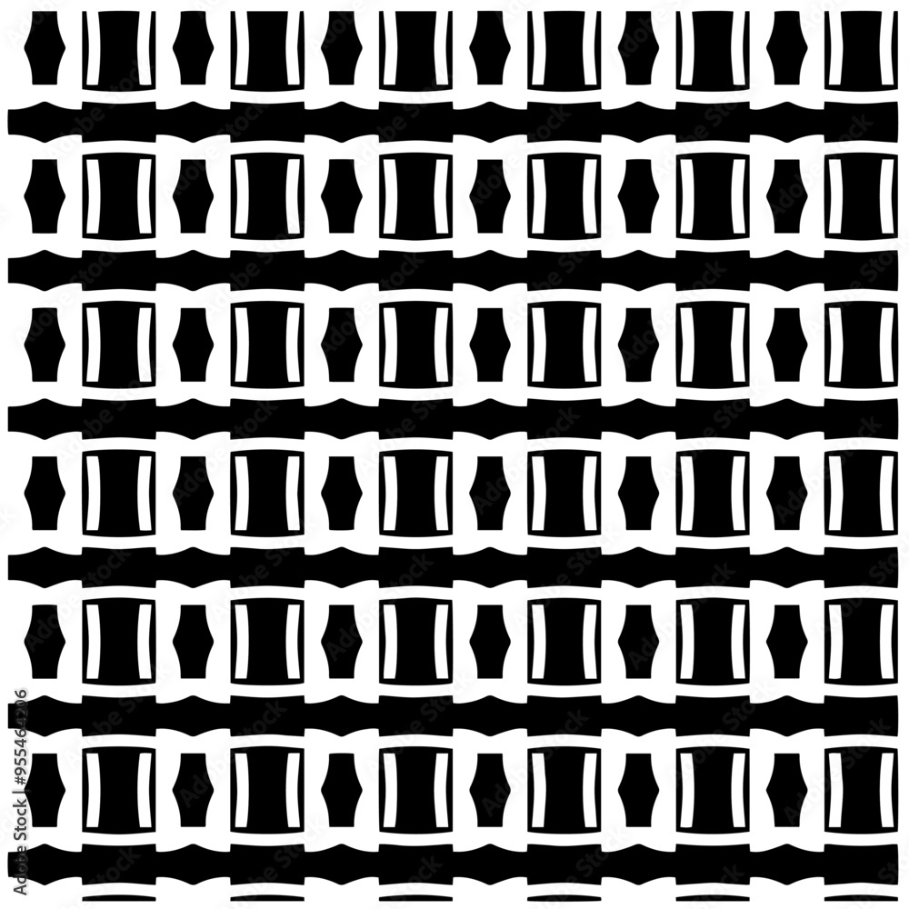 Vector monochrome pattern, Abstract texture for fabric print, card, table cloth, furniture, banner, cover, invitation, decoration, wrapping.Seamless repeating pattern.Black and white color. Vector monochrome pattern, Abstract texture for fabric print, card, table cloth, furniture, banner, cover, invitation, decoration, wrapping.Seamless repeating pattern.Black and white color.
