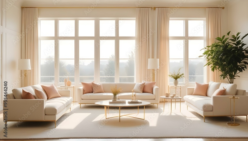 Photo interior modern design room 3d illustration Photo interior modern design room 3d illustration