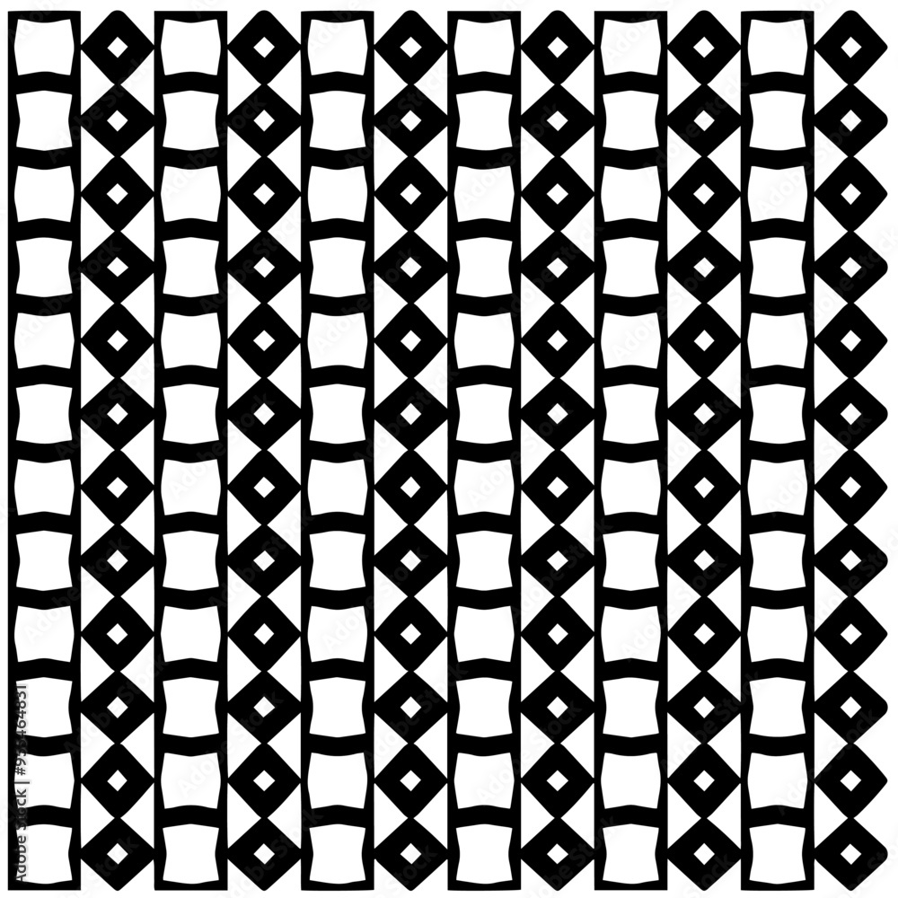 Vector monochrome pattern, Abstract texture for fabric print, card, table cloth, furniture, banner, cover, invitation, decoration, wrapping.Seamless repeating pattern.Black and white color. Vector monochrome pattern, Abstract texture for fabric print, card, table cloth, furniture, banner, cover, invitation, decoration, wrapping.Seamless repeating pattern.Black and white color.