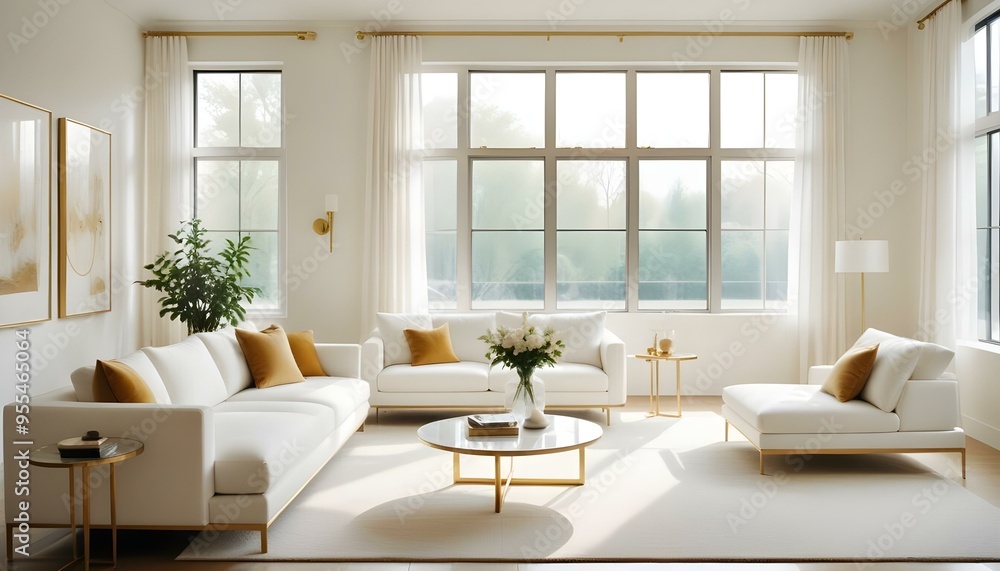 Photo interior modern design room 3d illustration Photo interior modern design room 3d illustration