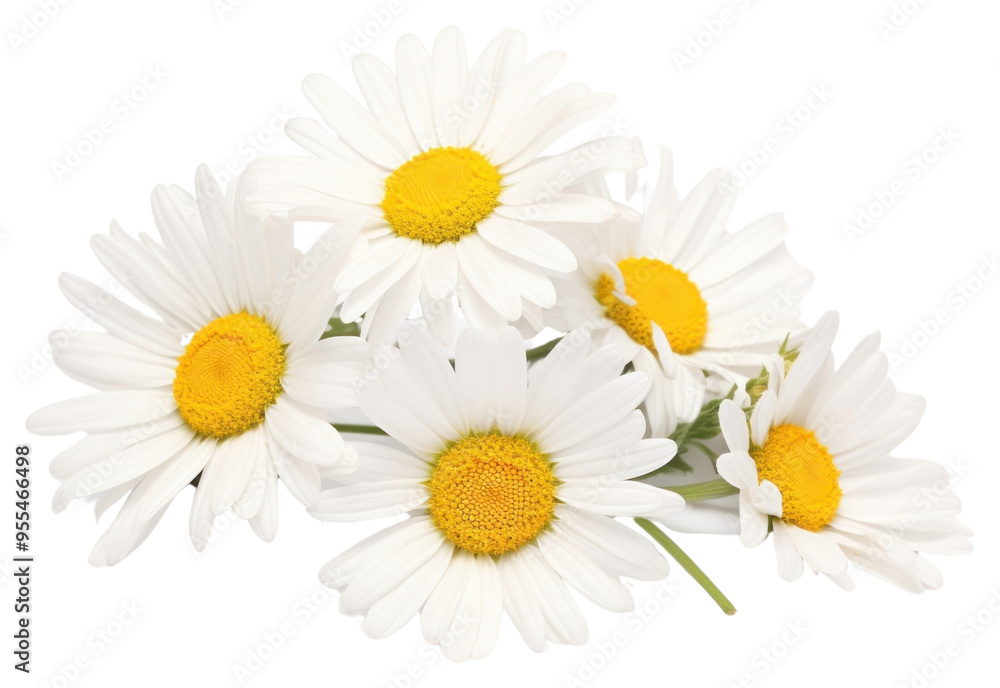 Obraz premium PNG Daisy flowers petal plant white.